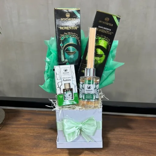 Box de sahumerios y aroma verde